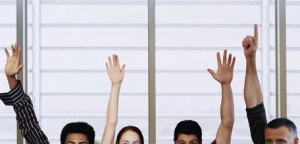 hands volunteering
